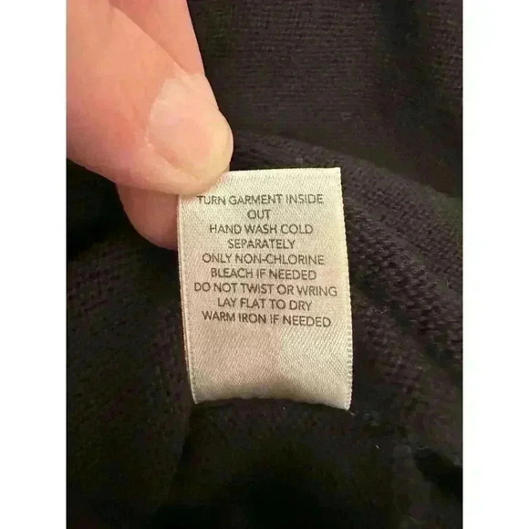 CJ Banks Womens Cardigan Sz 1x Black Floral Embroidered Assymetrical‎ Lagenlook - Picture 8 of 9